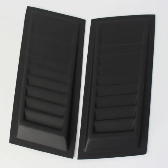 2016-2019 Isuzu DMAX D-MAX Side Bonnet Scoops Cover - Black 4X4 Dmax Accessories