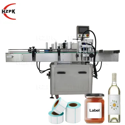 Automatic Round Handwashing Fluid Bottle Labeling Machine for Plastic and Glass Bottles