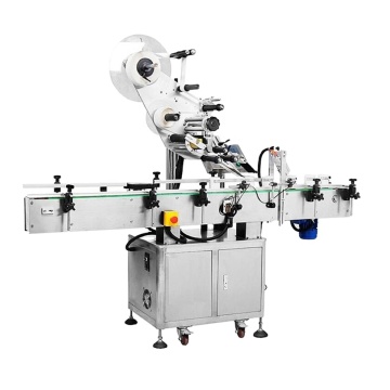 Machine d'étiquetage des bouteilles rondes et plates en ligne de production