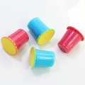 Simulato carino mini tazza a forma di resina cabochon 3d per bambini giocattolo decor charms artigianato fatto a mano perline decorative slime