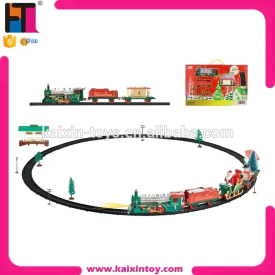 model train toy slot toy electric train set with light for kids
