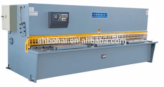 8mm hydraulic swing beam shearing machine