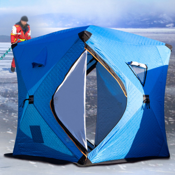 Portable Insulated Ice Shelter Tent for Winter Camping and Fishing