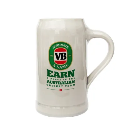 Ceramic Budweiser Beer Mug 500ml Stein with Logo