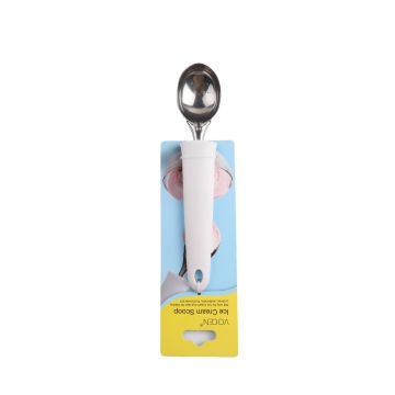 High-Quality Stainless Steel Ice Cream Spoons with Plastic Handles - New Arrivals