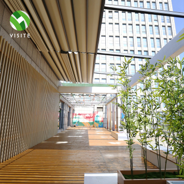 YST Automatic Open Roof Aluminum Outdoor Office Awning - Waterproof Garden Pergola Roof System