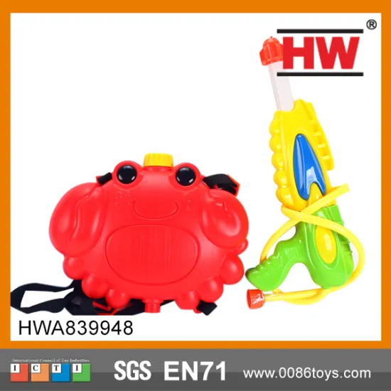 Plastic Gun Set Cheap Water Gun with Backpack