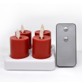 China Rechargeable Flameless Tea Light Candles With Remote Control Manufactory