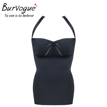 Burvogue women bodysuit weight loss body shaper zipper closure shaper wholesale