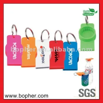 plastic one touch can opener with logo