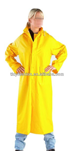 Waterproof Travel Reusable Ladies Raincoat With Hood