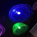 Lumière en fibre de décoration LED de méduse