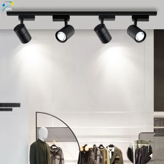 RML High CRI GU10 COB LED Track Lighting for Showroom