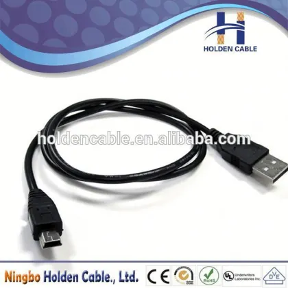 Reliable rubber mini usb rca cable