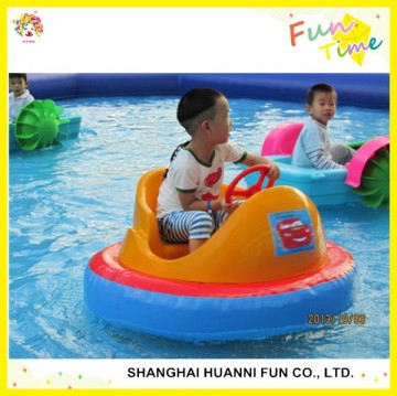 Hot sale kids inflatable electric bumper boat, aqua boat for kids made in China