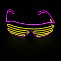 Óculos de festa iluminados com obturador EL