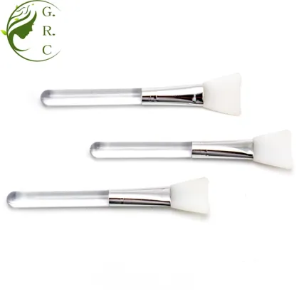 Soft Plastic Handle Clay Face silicone Mask Brush