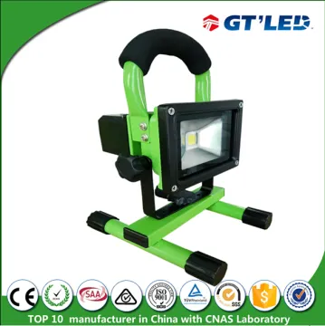 Portable Rechargeable LED Work Light 12V 24V Battery Powered IP65 Waterproof Outdoor 20W 10W Rechargeable LED Flood