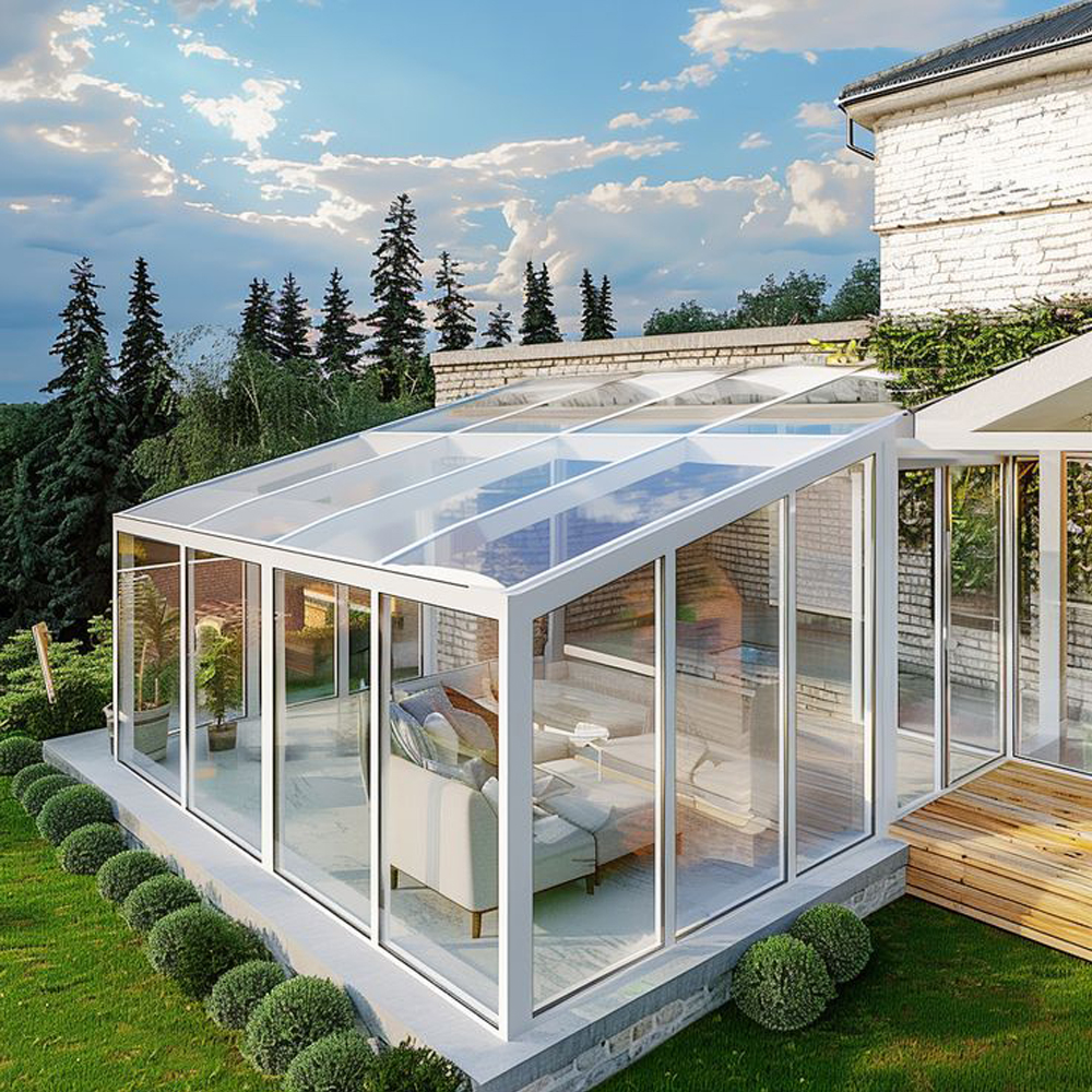 Gewohnte Aluminium -Sonnenzimmer im Freien