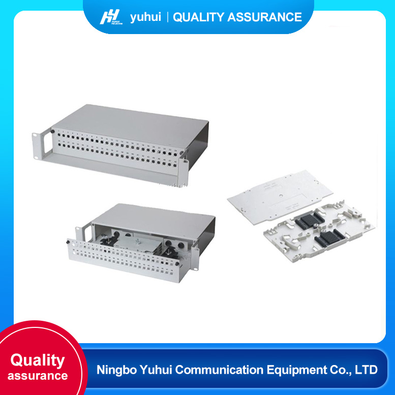 Rack de fibra ODF de alta densidade de 19 polegadas