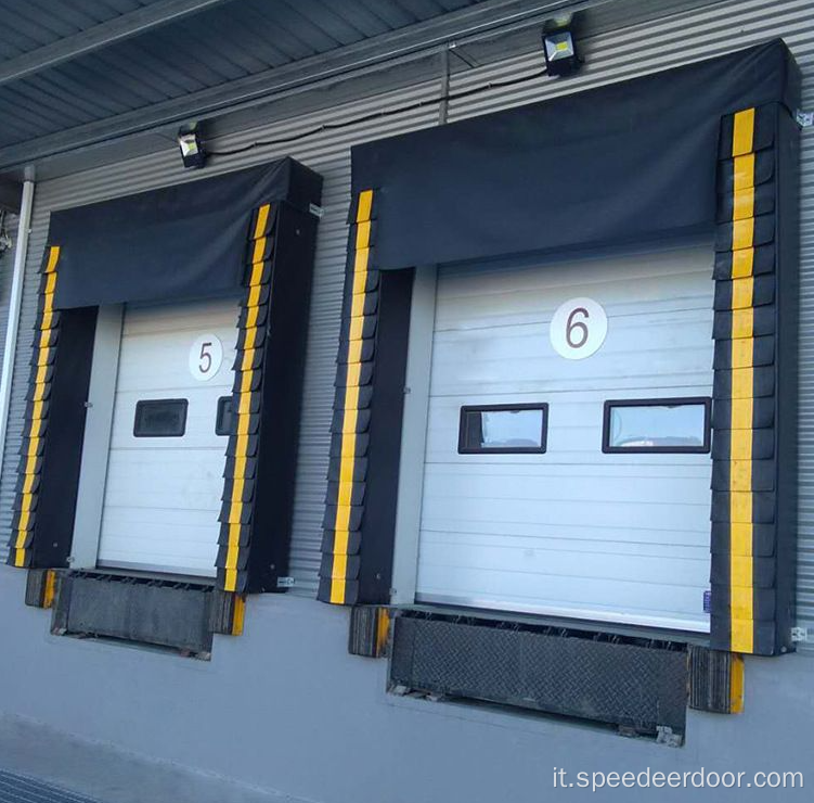 Piastrellatore per dock per carrelli elevatori frigorifera per contenitori mobili