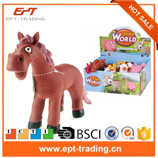 Lovely rubber farm animals toys for kids