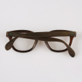 Dark Red Buffalo Horn Optical Frames