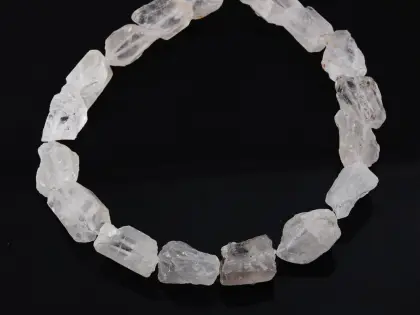 Natural Raw Rough Cleary Crystal Jewelry Crystal Gemstone Beads