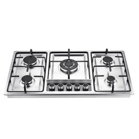 High Quality Household Stainless Steel 5 Burner Gas Stove Cooktop