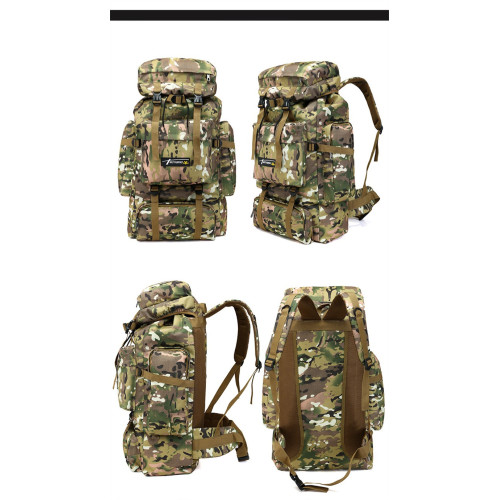 70L Camping Randonnée Military Tactical Backpack Outdoor