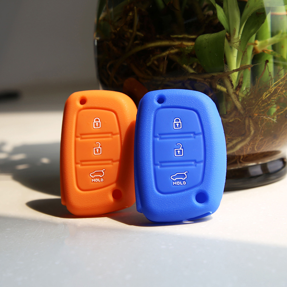 silicone car key cover for hyundai