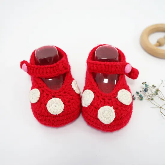 Lovely Knitting New Born Crochet Shoes