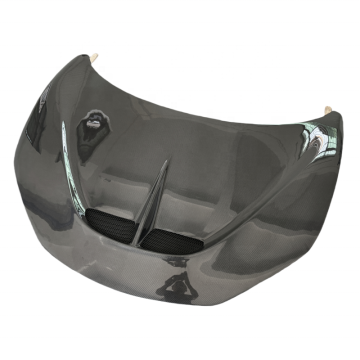 SP Style Carbon Fiber Engine Hood Bonnet for 2011-2016 Ferrari 458 Italia, Spider, and Speciale with Body Kit