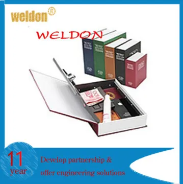 WELDON Custom Book Shaped Fake Book Box Safe Mini Cheap Empty Gift Box