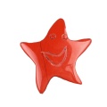 Red Jasper 30mm Smiling Starfish Pendant & Ornament for Home Decoration Handmade Craved Stone Solar