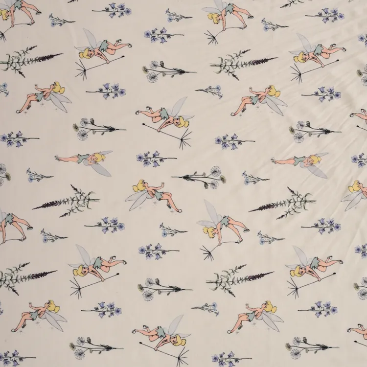 ผ้าพิมพ์ลายกระดาษโพลีสปันคอมแพค Siro โพลีเอสเตอร์อินเตอร์ล็อคยุค 40