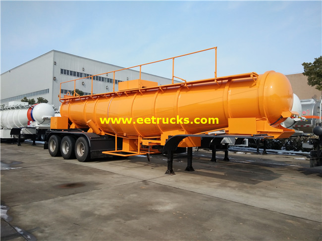 21cbm 23T Sulfuric Acid Transportation Semi-Trailers