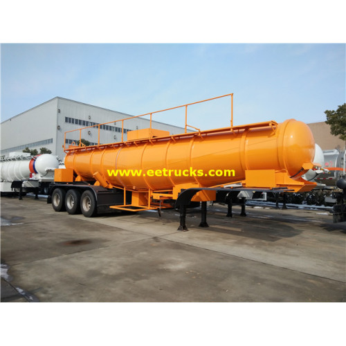 21cbm 23T Sulfuric Acid Vận chuyển Semi-Trailers