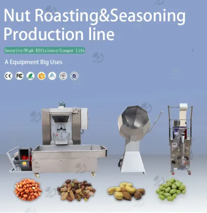 Commercial Peanuts and Almonds Seasoning and Processing Equipment