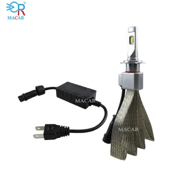 MACAR High Lumen CSP 3570 80W LED Headlight Bulb - Tri-Color H7 9005 9006