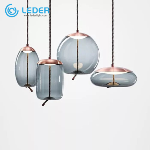 LEDER Clear Globe Pendant Light Fixtures