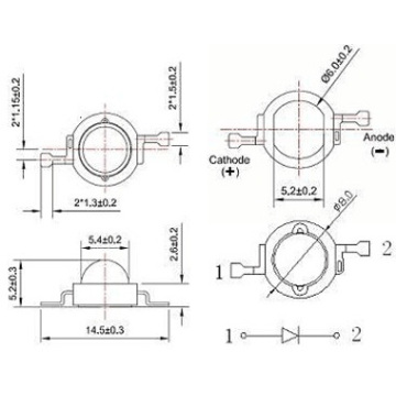 3W High Power IR LED 850nm