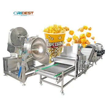 High-Quality Gas-Powered Commercial Popcorn Machine for Industrial Use