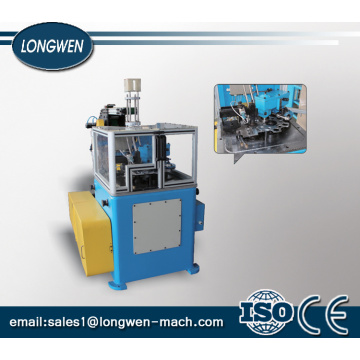 High speed metal end cap making line rotary liner