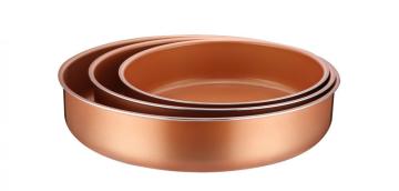 Copper Pan Aluminum Non-stick Coating Round Roaster