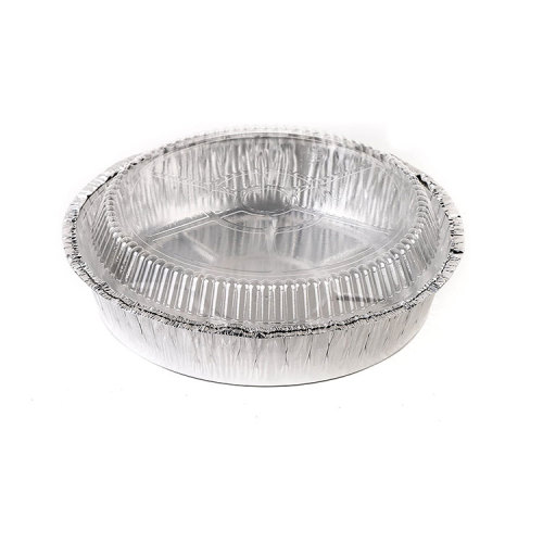 8'' Disposable Aluminum Foil Round Baking Pans
