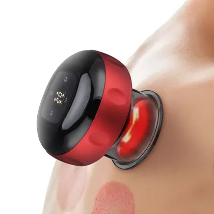 Electric Heated Vacuum Cupping Massager with Smart Therapy and Strong Suction