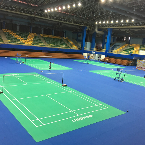 Alfombrillas de vinilo de PVC para bádminton