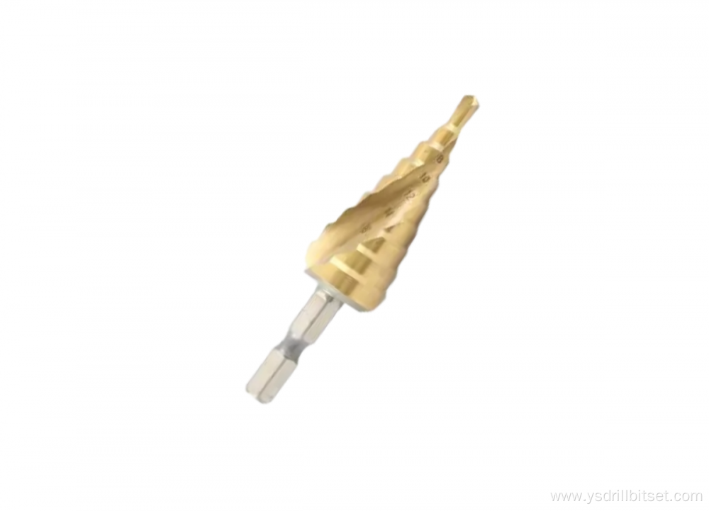 Groove Spiral Step Drill Bit