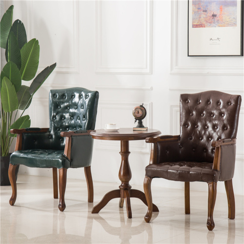 Classic Vintage Wood Backrest Study Chair